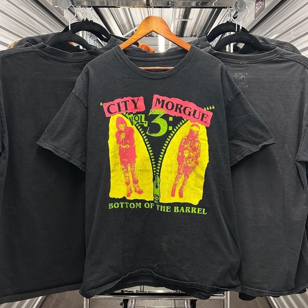 Sick G-59 Records City Morgue Vol. 3 "Bottom Of The Barrel" Skater Band Tee